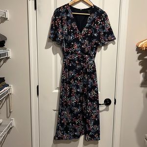 Floral midi dress